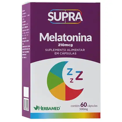 Imagem do produto Supra Melatonina 210Mcg C60 Herbamed