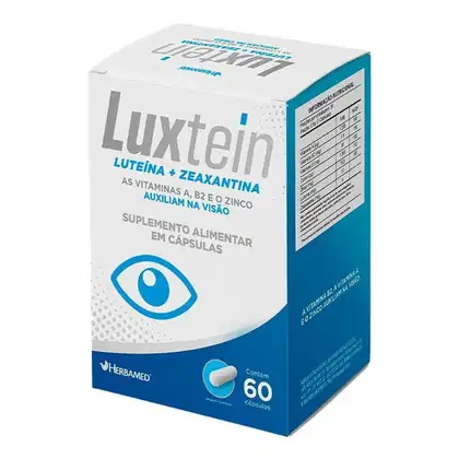 Imagem do produto Suplemento Luxtein Luteina + Zeaxantina C60 Visão - Herbamed