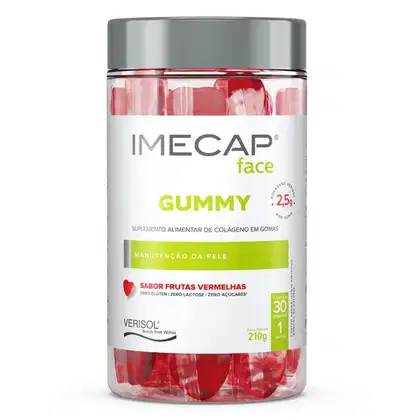 Imagem do produto Colágeno Gummy Imecap Face 210g com 30 Gomas - Verisol