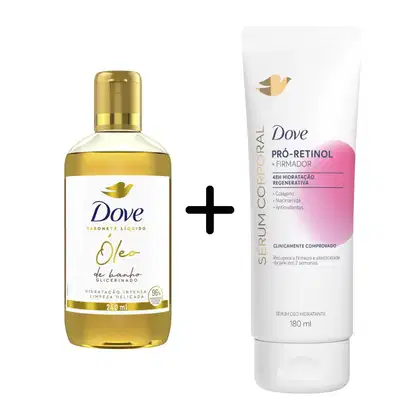 Imagem do produto Kit Dove Óleo de Banho + Loção Pró-Retinol