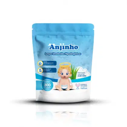Imagem do produto Lenco Umed Anjinho C300 Refil Azul