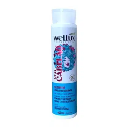 Shampoo Wellux Professional Vem Cabelão, 400ml.