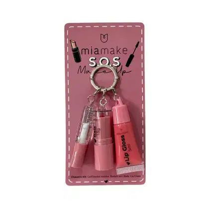 Imagem do produto Kit SOS Make Up Chaveiro da Mia Make Cor 2 - Rosa