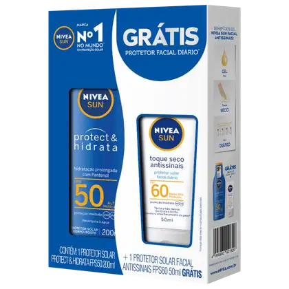 Imagem do produto Kit Nivea Sun Protect & Hidrata Duo (2 produtos)