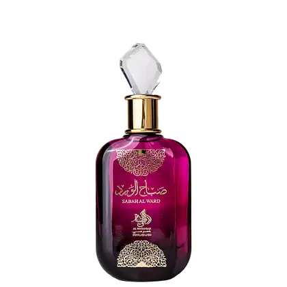 A imagem mostra o Perfume Importado Feminino Sabah Al Ward de Al Wataniah.