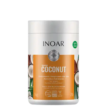 Imagem do produto Inoar Bombar Coconut - Máscara de Nutrição e Hidratação 1000g