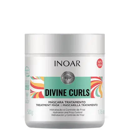Imagem do produto Inoar Divine Curls - Máscara de Tratamento 500g