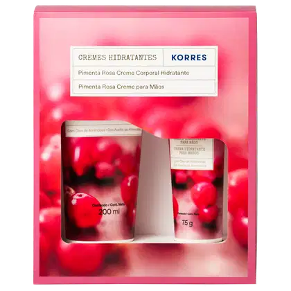 Imagem do produto Kit Korres Pimenta Rosa Hidratantes (2 produtos)