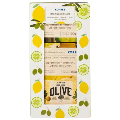 Imagem do produto Kit Korres Sabonetes em Barra (3 produtos)