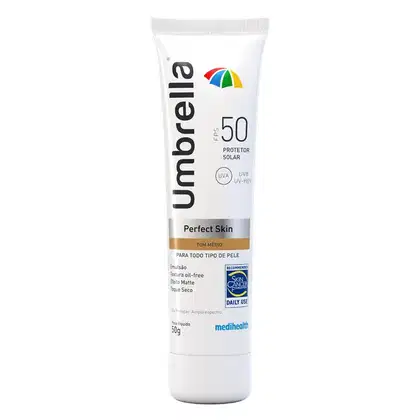 Imagem do produto Umbrella Perfect Skin Tom Médio FPS 50 - Protetor Solar Facial 50g