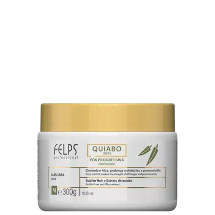 Imagem do produto Felps Professional Quiabo XBTX Pós Progressiva - Máscara Capilar 300g