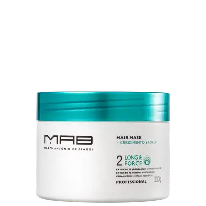 Imagem do produto MAB Marco Antônio de Biaggi Long & Force - Máscara Capilar 300g