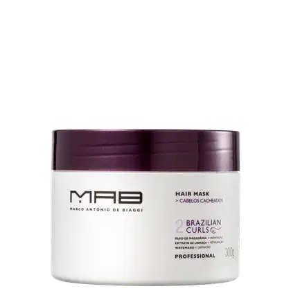 Imagem do produto MAB Marco Antônio de Biaggi Brazilian Curls - Máscara Capilar 300g