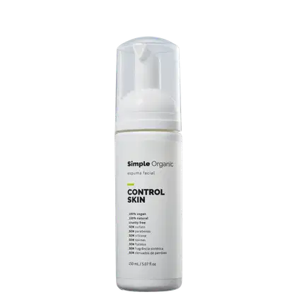 Imagem do produto Simple Organic Control Skin - Espuma de Limpeza Facial 150ml
