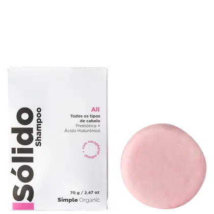 Imagem do produto Simple Organic Sólido All - Shampoo em Barra 70g