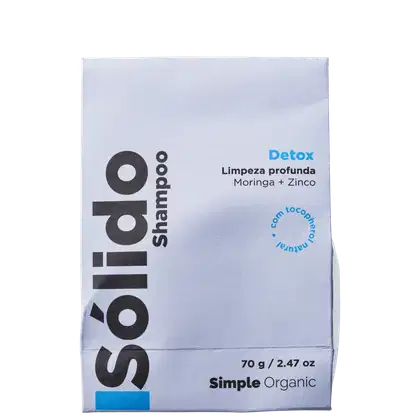 Imagem do produto Simple Organic Sólido Detox - Shampoo em Barra 70g