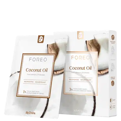 Imagem do produto Kit FOREO Coconut Oil Sheet Mask (3 Unidades)
