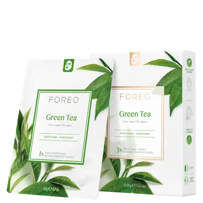 Imagem do produto Kit FOREO Green Tea Sheet Mask (3 Unidades)