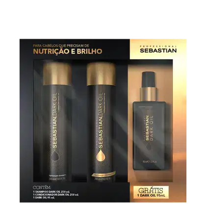 Imagem do produto Kit Sebastian Professional Dark Oil (3 Produtos)