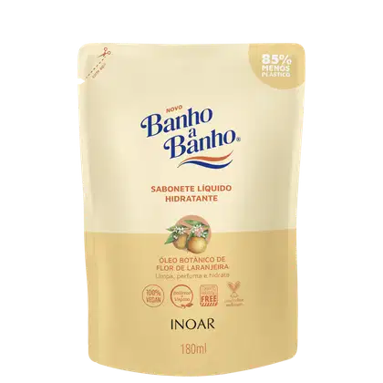 Imagem do produto Inoar Banho a Banho Flor de Laranjeira - Sabonete Líquido 180ml