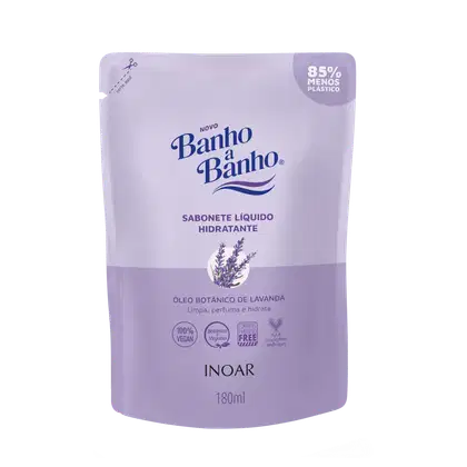 Imagem do produto Inoar Banho a Banho Lavanda - Sabonete Líquido 180ml
