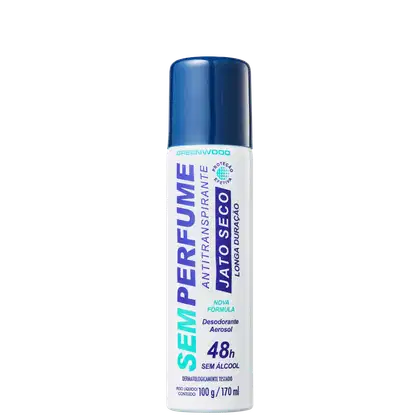 Imagem do produto Fiorucci Sem Perfume Jato Seco - Desodorante Aerosol Antitranspirante 170ml