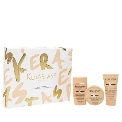 Kit Kérastase Curl Manifesto Sunday, com 3 Produtos: shampoo, máscara e creme capilar