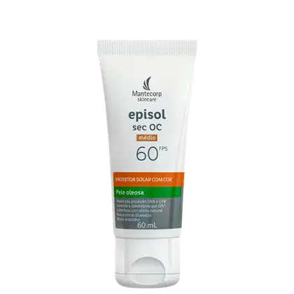 Imagem do produto Mantecorp Episol Sec Oc FPS 60 Médio - Protetor Solar Facial com Cor 60ml