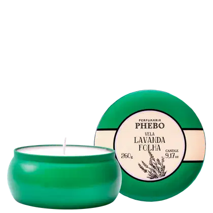 Imagem do produto Phebo Águas Lavanda Folha - Vela Perfumada 260g
