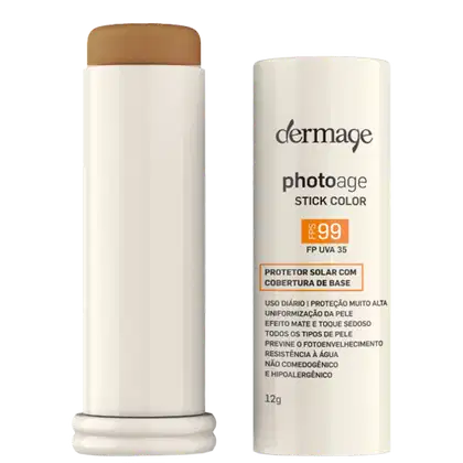 Imagem do produto Dermage Photoage Stick FPS 99 Cor Médio Intense - Protetor Solar com Cor 12g