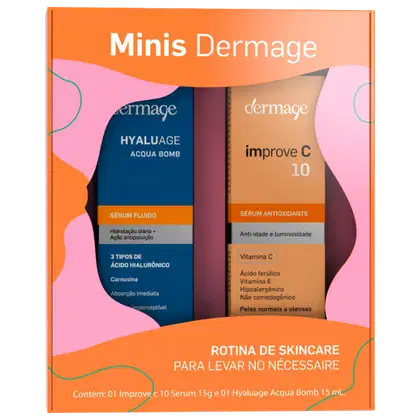 Imagem do produto Kit Dermage Improve Hyaluage Acqua Minis (2 Produtos)