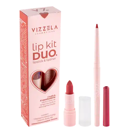 Imagem do produto Kit Vizzela Cosméticos Lip Kit Duo Sonhadora (2 Produtos)