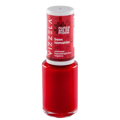 Imagem do produto Vizzela Cosméticos Nunca Sai de Moda Bem Tomatão - Esmalte Cremoso 9ml