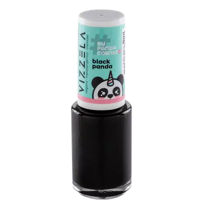 Imagem do produto Vizzela Cosméticos by Pandacórnio Black Panda - Esmalte Cremoso 9ml