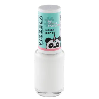 Imagem do produto Vizzela Cosméticos by Pandacórnio White Panda - Esmalte Cremoso 9ml