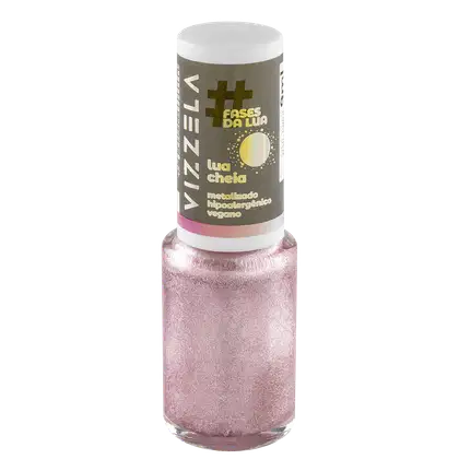 Imagem do produto Vizzela Cosméticos Fases da Lua Lua Cheia - Esmalte Metálico 9ml