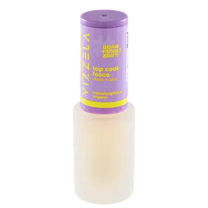 Imagem do produto Vizzela Cosméticos Bora Finalizar? Top Coat Efeito Fosco - Finalizador 9ml