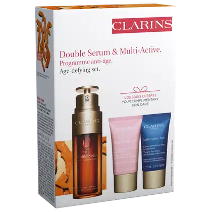 Imagem do produto Kit Clarins Double Sérum & Multi-Active (3 Produtos)