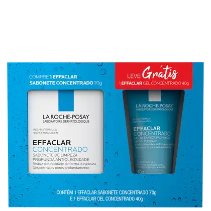 Imagem do produto Kit La Roche-Posay Effaclar Concentrado Sabonete & Gel (2 Produtos)