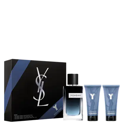Imagem do produto Conjunto Yves Saint Laurent Y Masculino - Eau de Parfum 100ml + Gel de Banho 50ml + Bálsamo Pós-Barba 50ml