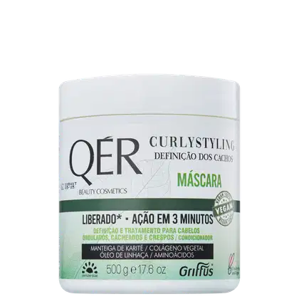 Imagem do produto Griffus QÉR Beauty Cosmetics Curly Styling - Máscara Capilar 500g