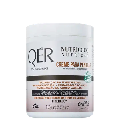 Imagem do produto Griffus QÉR Beauty Cosmectis Nutricoco - Creme para Pentear 1kg