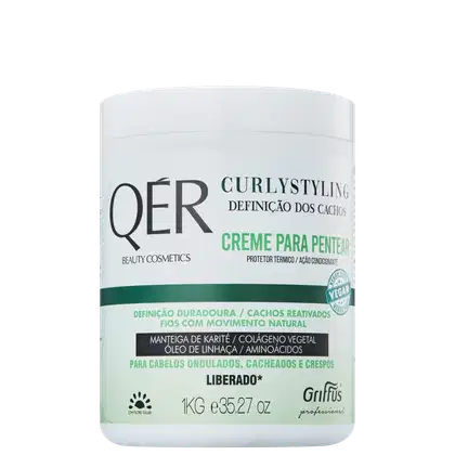 Imagem do produto Griffus QÉR Beauty Cosmetics Curly Styling - Creme para Pentear 1kg