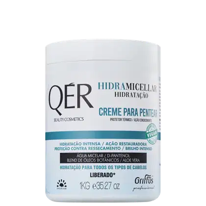 Imagem do produto Griffus QÉR Beauty Cosmetics Hidramicellar - Creme para Pentear 1kg
