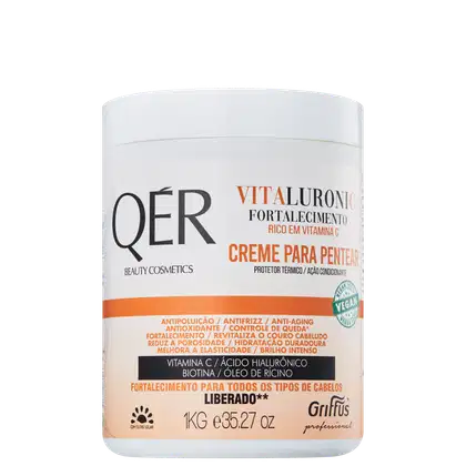 Imagem do produto Griffus QÉR Beauty Cosmetics Vitaluronic - Creme para Pentear 1kg