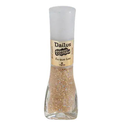 Imagem do produto Dailus Babado e Gliteria Eu que Lute - Esmalte 8ml
