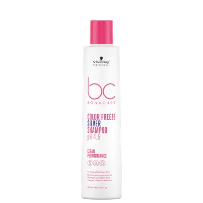 Imagem do produto Schwarzkopf Professional BC Bonacure Clean Performance Color Freeze Silver - Shampoo Matizador 250ml