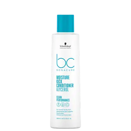 Frasco cilíndrico azul e branco.