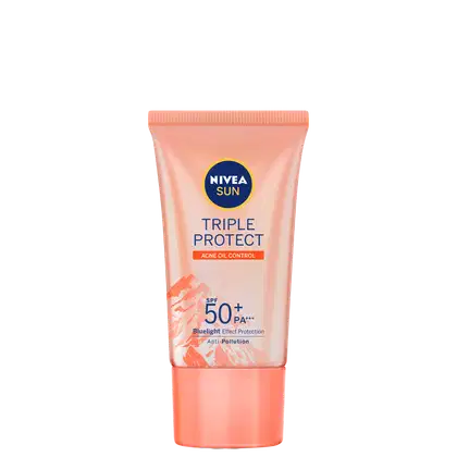 Imagem do produto NIVEA Sun Tripla Proteção Antiacne FPS50 - Protetor Solar Facial 40ml
