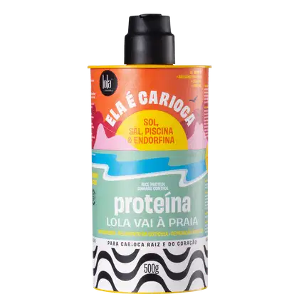 Imagem do produto Lola Cosmetics Ela é Carioca Sol, Sal, Piscina & Endorfina - Proteína Capilar 500g